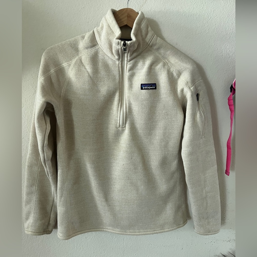 Patagonia Better Sweater 1/4-Zip Oyster White